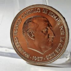 Monedas Franco: FRANCO. DIFÍCIL MONEDA 50 PESETAS AÑO 1957*71. PROCEDENTE DE LA TIRA DEL 1971.. Lote 402810344