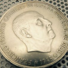 Monedas Franco: ESPAÑA, MONEDA DE PLATA DE 100 PTAS. DE FRANCO, 1966, SC.. Lote 402824539