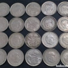 Monedas Franco: ESPAÑA 20 MONEDAS DE 5 PESETAS 1957. Lote 403316959