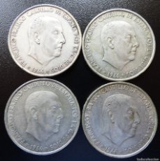 Monedas Franco: 4 MONEDAS 100 PESETAS 1966*66 EBC