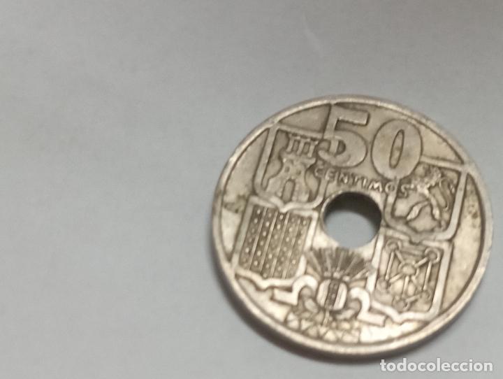 Monedas Franco: moneda 50 centimos flechas invertidas - Foto 1