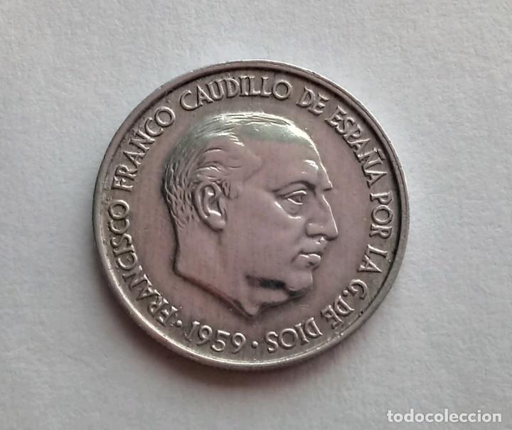 Monedas Franco: Moneda espa&ntilde;ola 10 c&eacute;ntimos 1959 - Foto 1