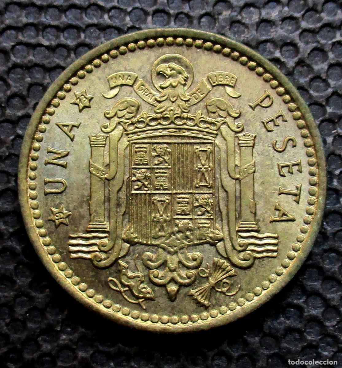Monedas Franco: 1 PESETA 1966 *19*-*73* - EBC+ - Foto 1
