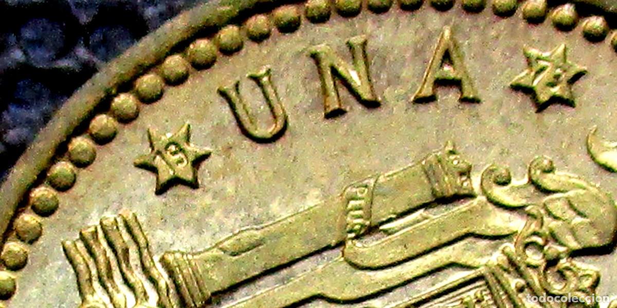 Monedas Franco: 1 PESETA 1966 *19*-*73* - EBC+ - Foto 3