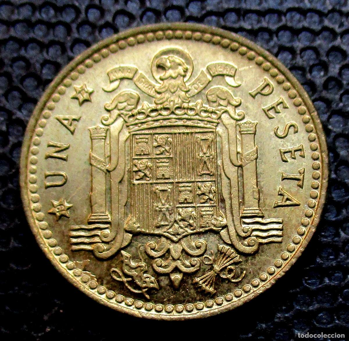 Monedas Franco: 1 PESETA 1966 *19*-*72* - EBC+ - Foto 1