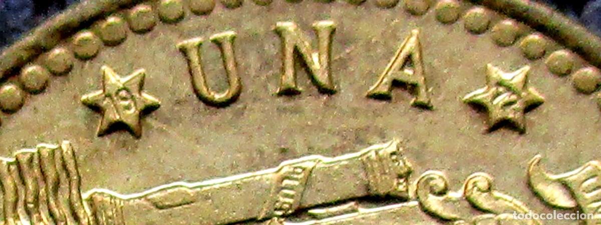 Monedas Franco: 1 PESETA 1966 *19*-*72* - EBC+ - Foto 3