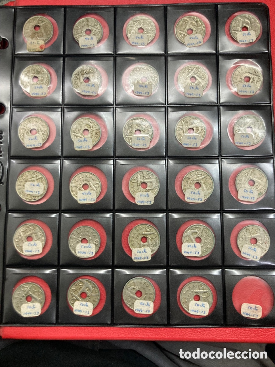 Monedas Franco: Colecci&oacute;n de monedas 50 c&eacute;ntimos 1949 E53 - Foto 1