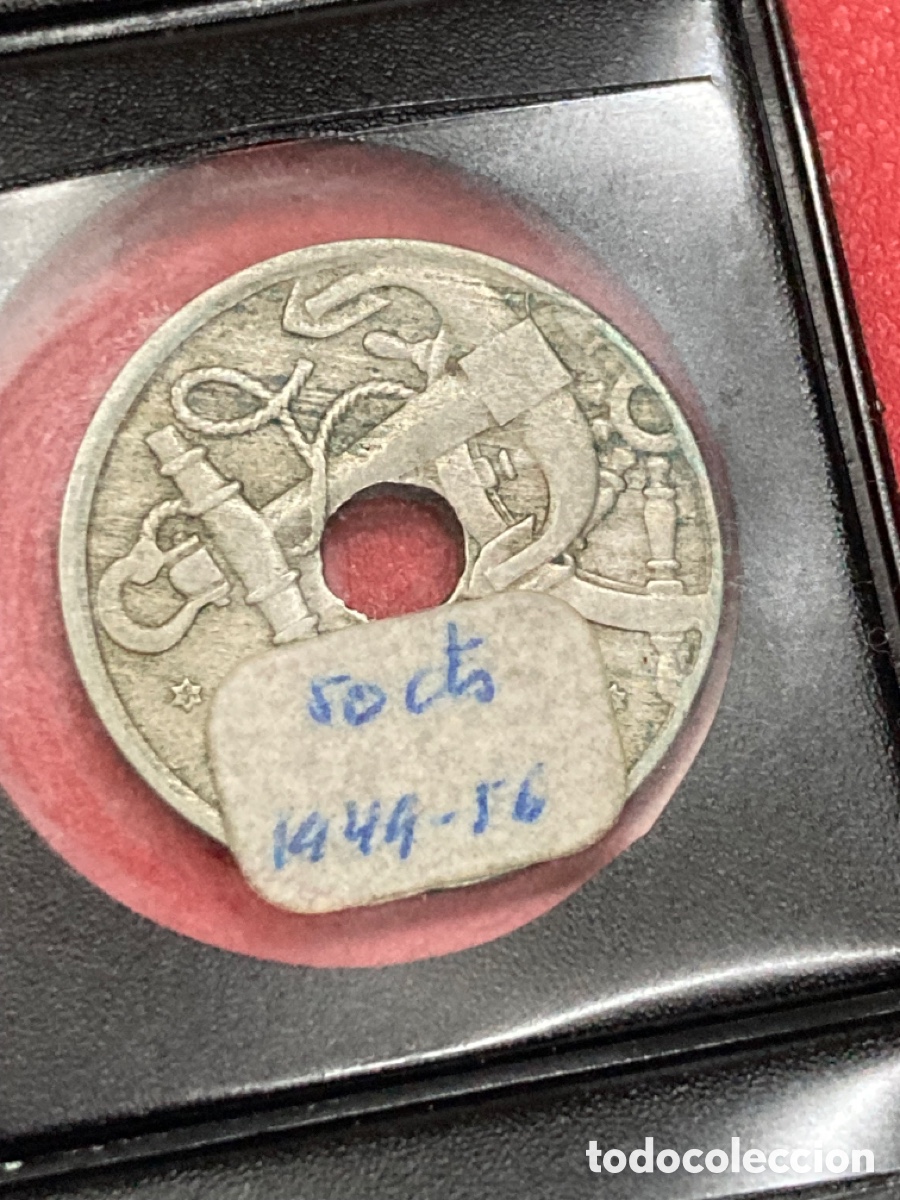 Monedas Franco: Colecci&oacute;n de monedas 50 Cts 1949 E56 - Foto 2