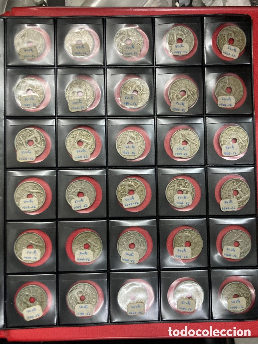 Monedas Franco: Colecci&oacute;n de monedas 50 Cts 1949 E62 - Foto 1