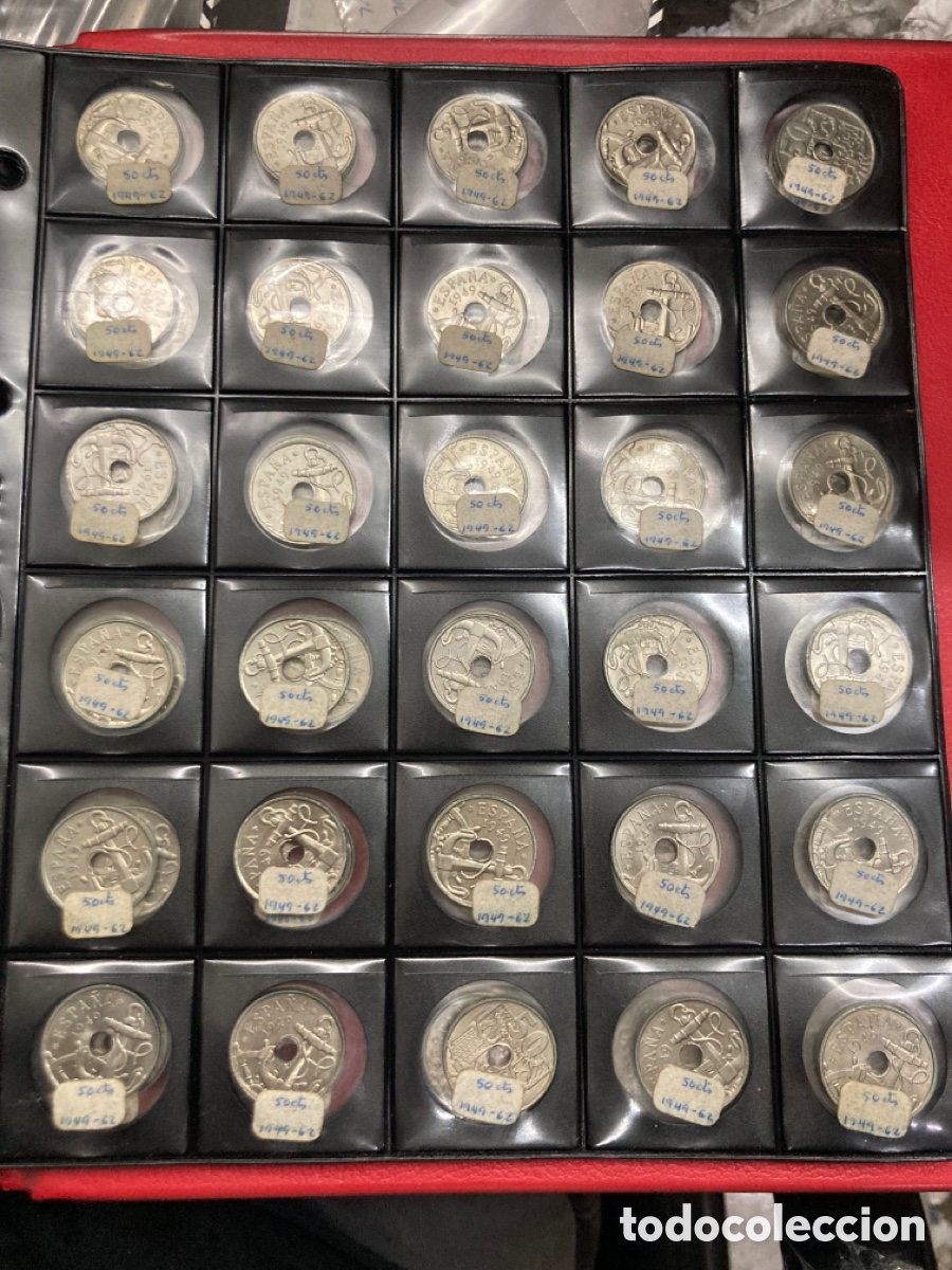 Monedas Franco: Colecci&oacute;n de monedas 50Cts 1949 E62 - Foto 1