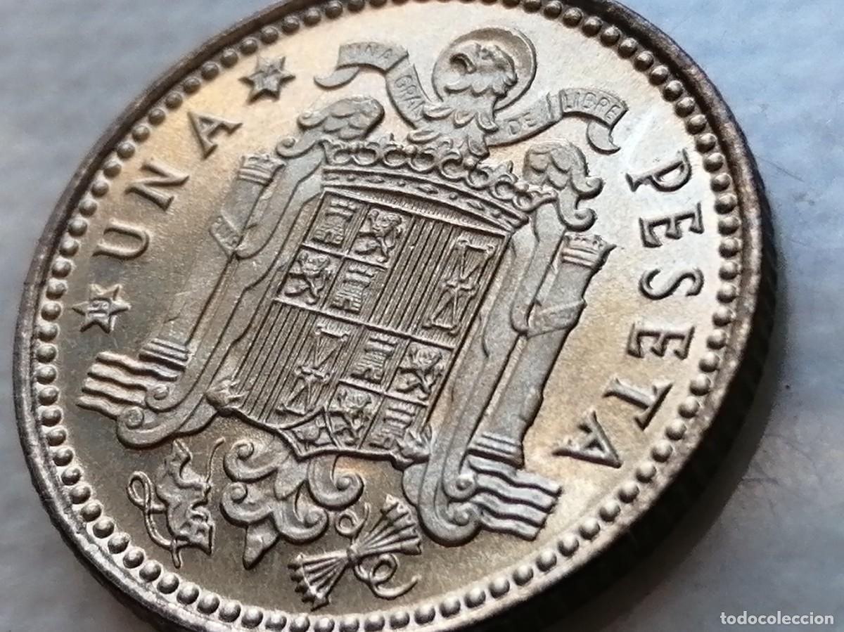Monedas Franco: 1 PESETA 1966 / 74. PROOF. - Foto 3