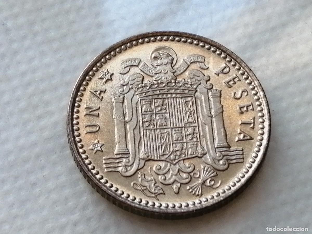 Monedas Franco: 1 PESETA 1966 / 74. PROOF. - Foto 7