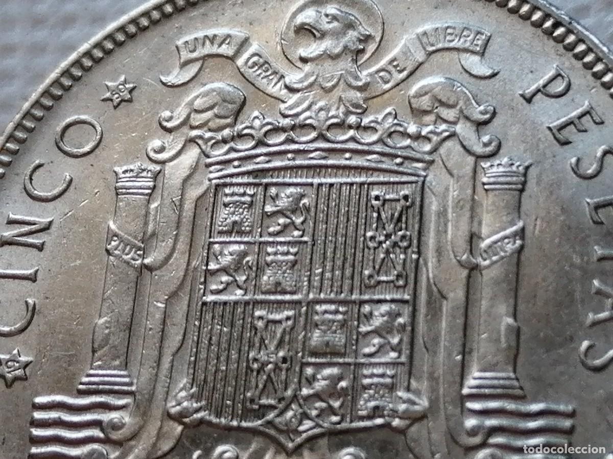 Monedas Franco: 5 PESETAS 1949 / 50. SC-. - Foto 1
