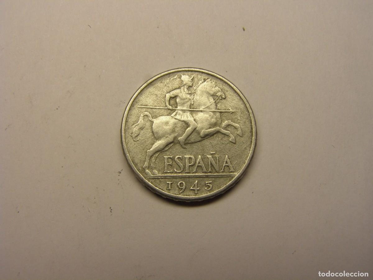 Monedas Franco: Moneda 10 c&eacute;ntimos a&ntilde;o 1945. - Foto 1