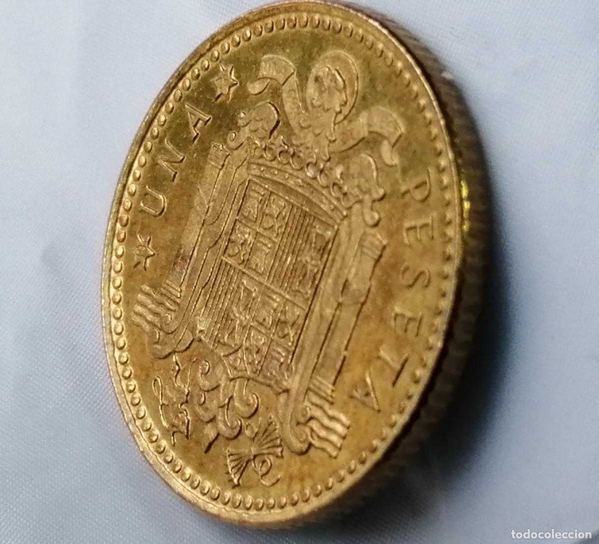 Monedas Franco: 1 PESETA 1966 /75 PROOF. - Foto 4
