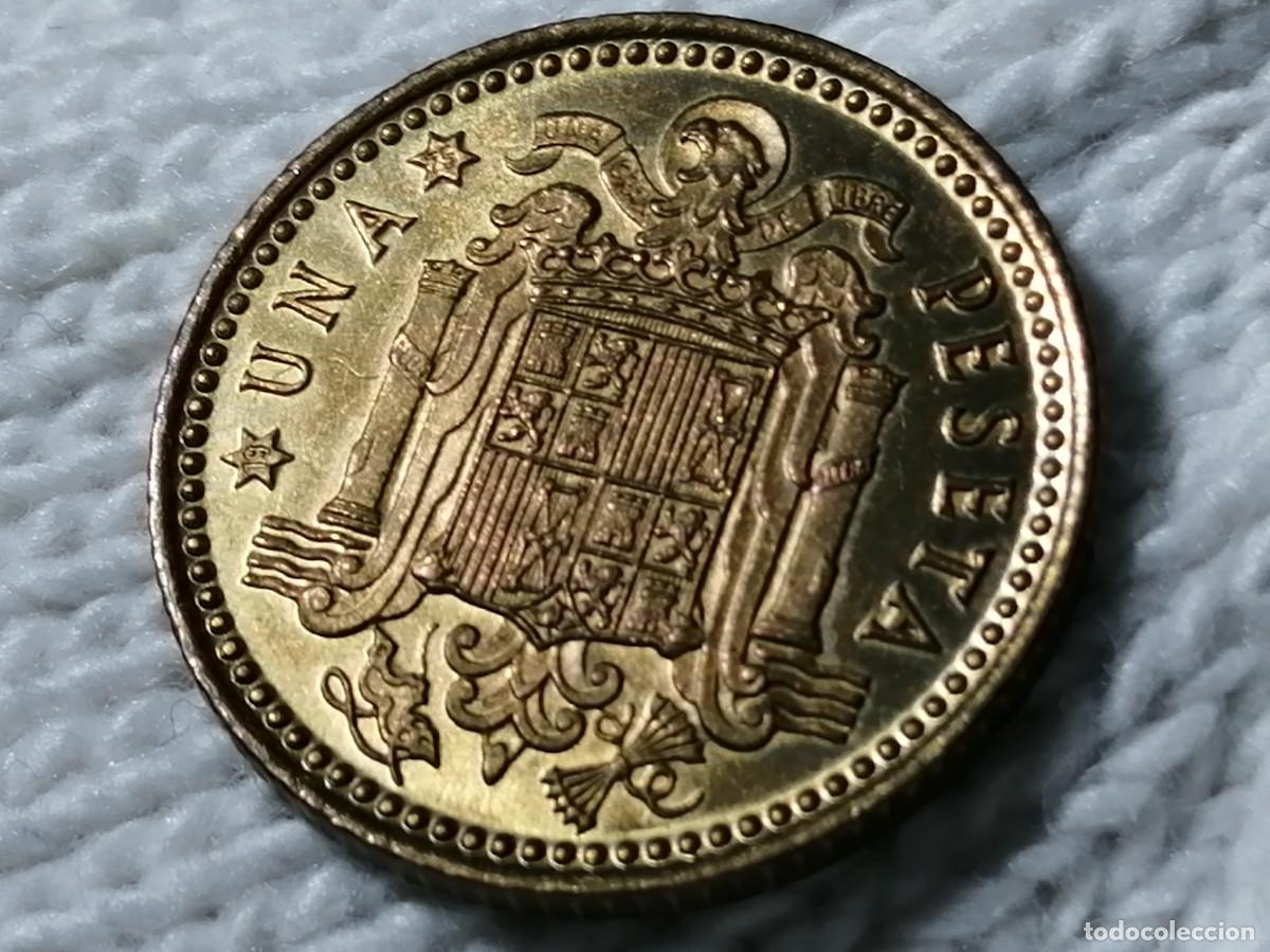 Monedas Franco: 1 PESETA 1966 /75 PROOF. - Foto 9