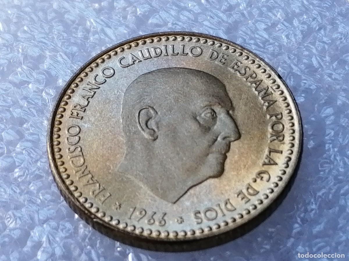 Monedas Franco: 1 PESETA 1966 /75 PROOF. - Foto 4