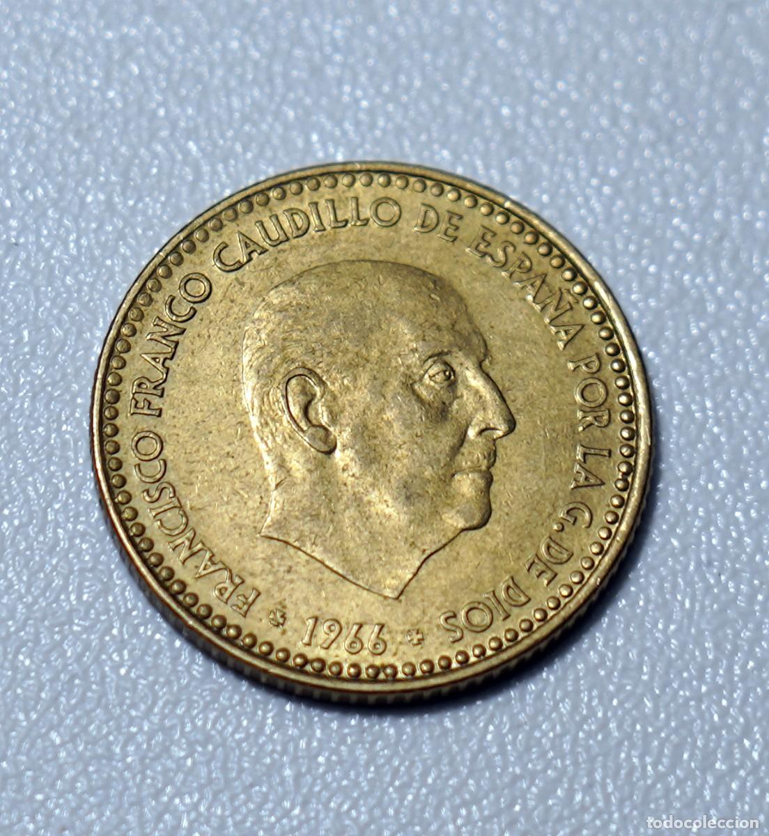 Monedas Franco: Peseta 1966 estrella 72 - Foto 1