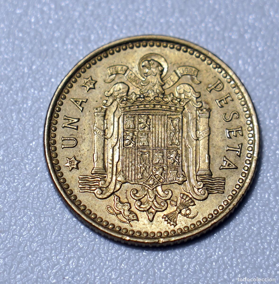 Monedas Franco: Peseta 1966 estrella 72 - Foto 2
