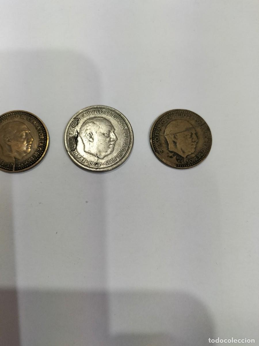 Monedas Franco: Lote de conjunto de 3 monedas de errores - Foto 1