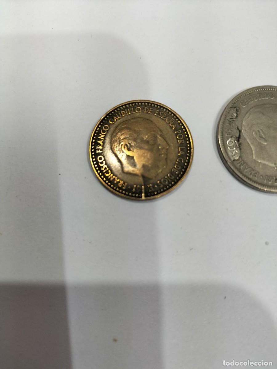 Monedas Franco: Lote de conjunto de 3 monedas de errores - Foto 2