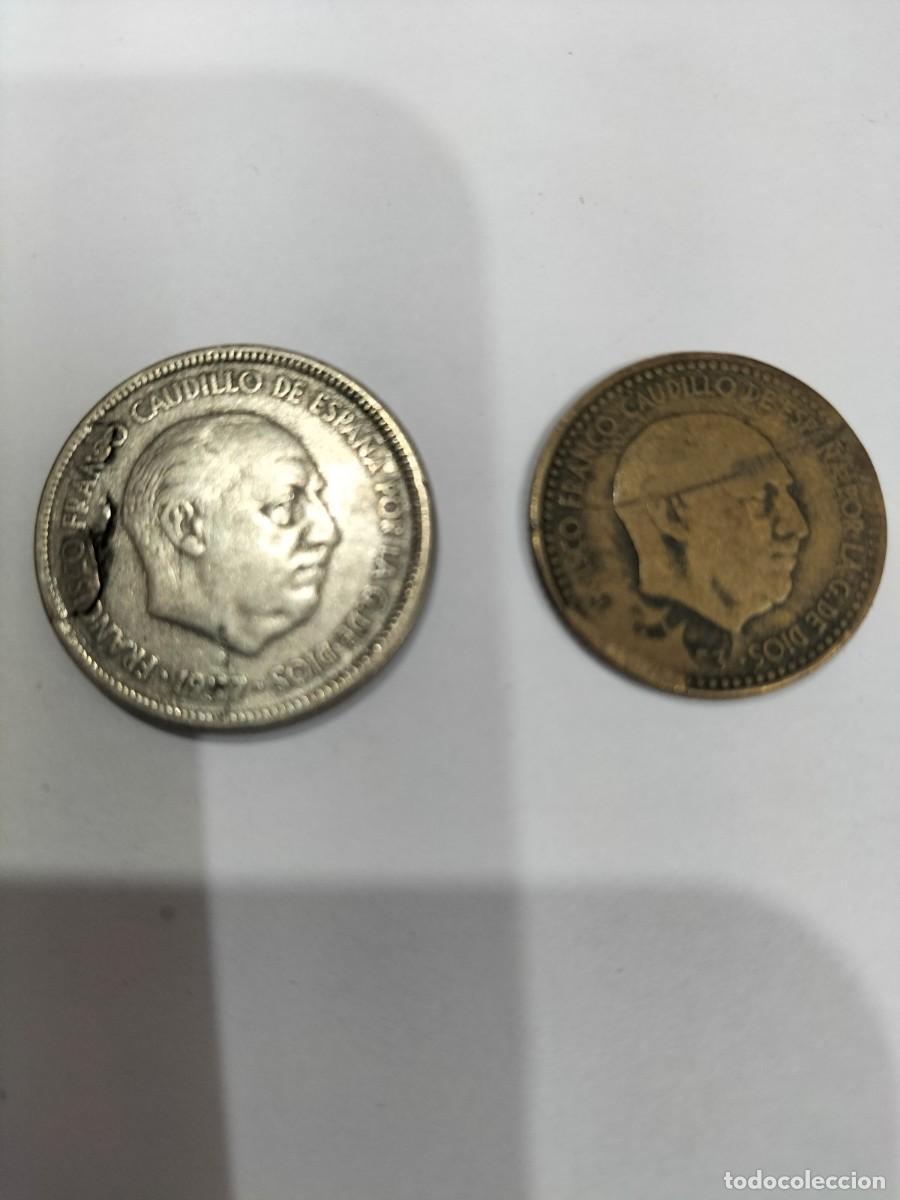 Monedas Franco: Lote de conjunto de 3 monedas de errores - Foto 3