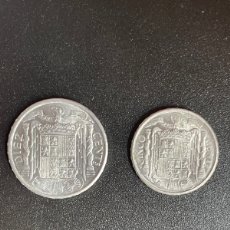 Monedas Franco: 5 Y 10 CENTIMOS 1945. SC Y EBC