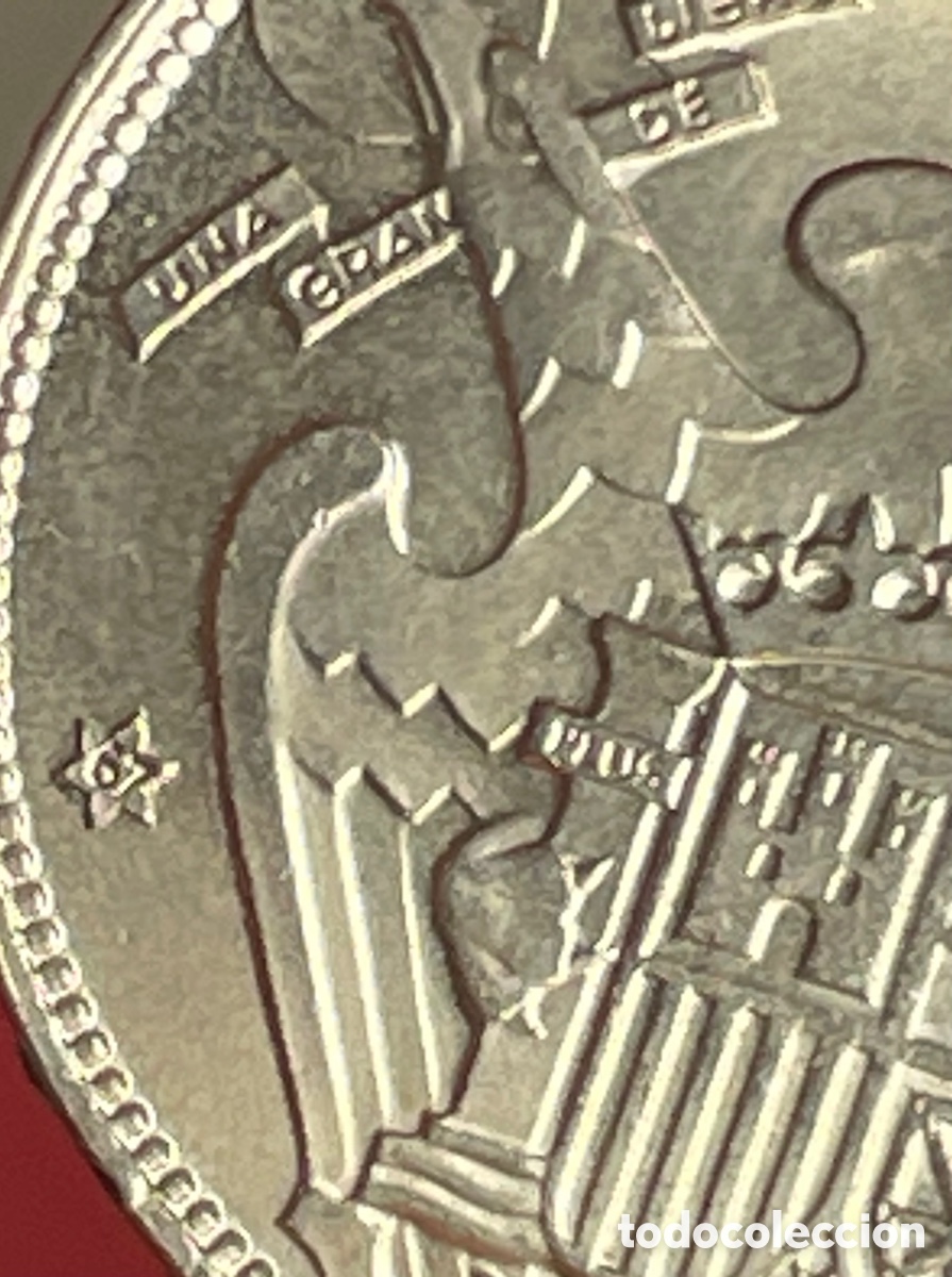 Monedas Franco: 25 pesetas 1957 *67 - Foto 6