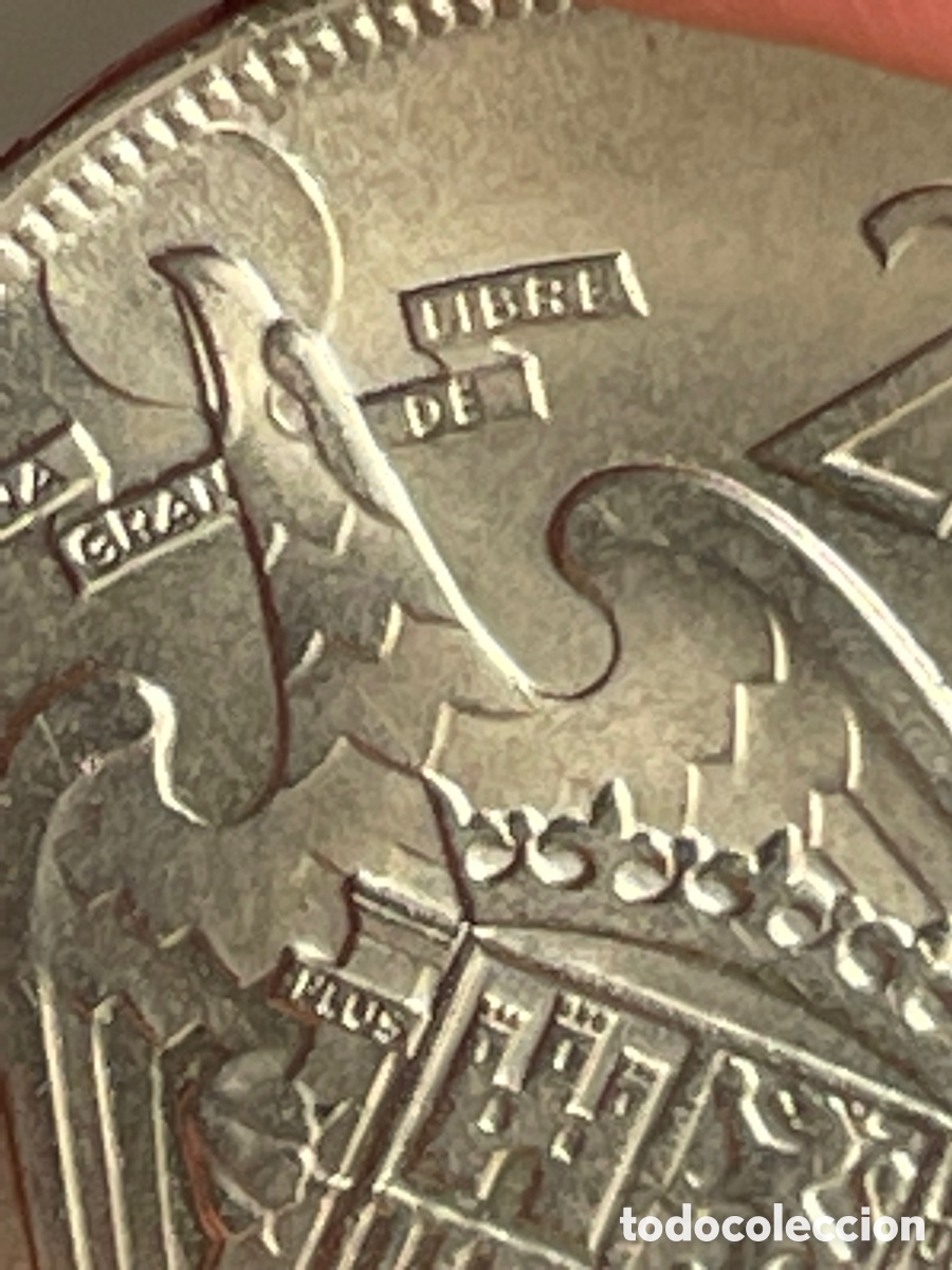 Monedas Franco: 25 pesetas 1957 *67 - Foto 8