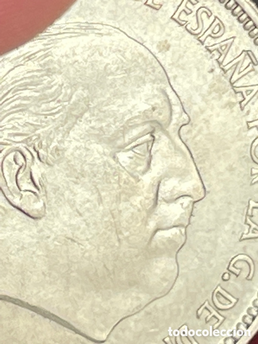 Monedas Franco: 25 pesetas 1957 *67 - Foto 9