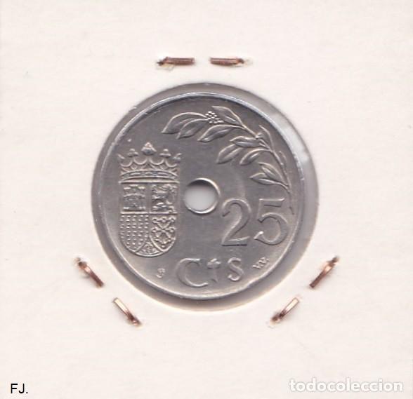 Monedas Franco: Moneda 25 Cents 1937 E Espa&ntilde;ol. Mbc+. - Foto 2