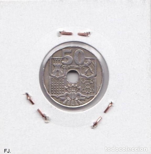 Monedas Franco: Moneda 50 Cents 1949*62 E Espa&ntilde;ol. Mbc. - Foto 4