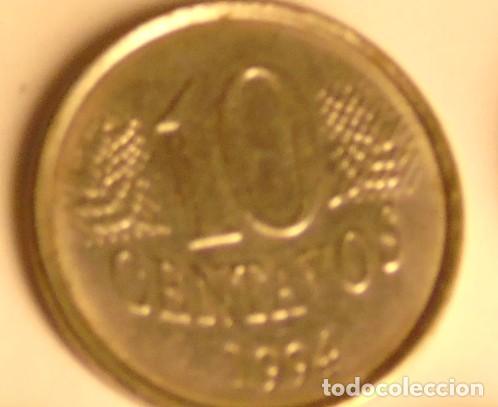 Monedas Franco: MONEDA DE 10 CENTAVOS BRASIL A&Ntilde;O 1994 - Foto 1