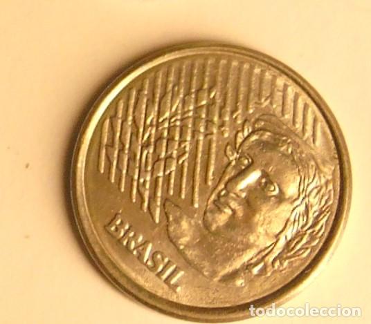 Monedas Franco: MONEDA DE 10 CENTAVOS BRASIL A&Ntilde;O 1994 - Foto 2