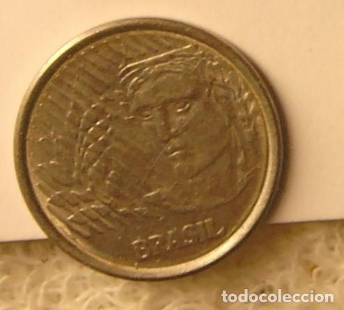 Monedas Franco: MONEDA DE 5 CENTAVOS BRASIL A&Ntilde;O 1994 - Foto 2