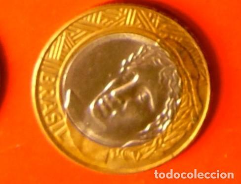 Monedas Franco: MONEDA DE 1 REAL BRASIL A&Ntilde;O 2007 - Foto 1