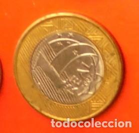 Monedas Franco: MONEDA DE 1 REAL BRASIL A&Ntilde;O 2007 - Foto 2