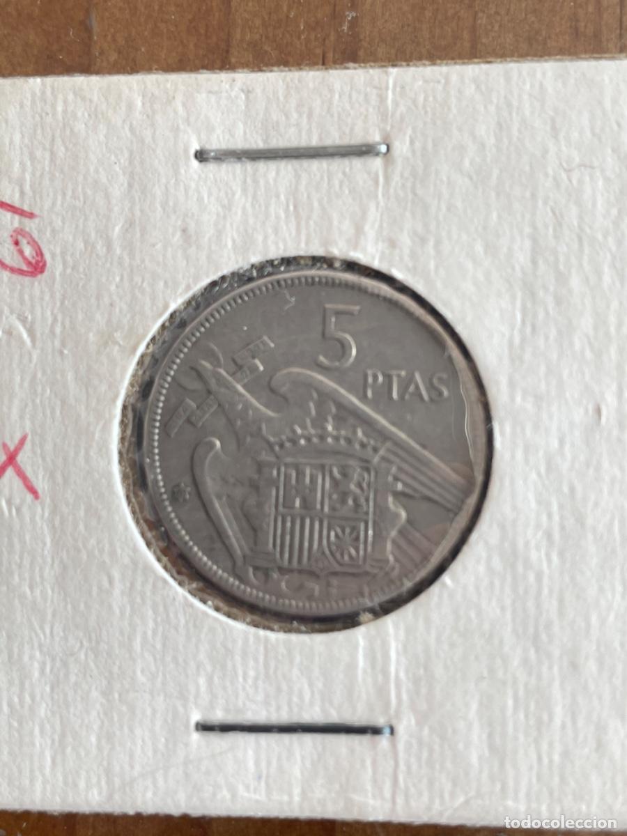 Monedas Franco: 5 pesetas 1957*61 - Foto 2