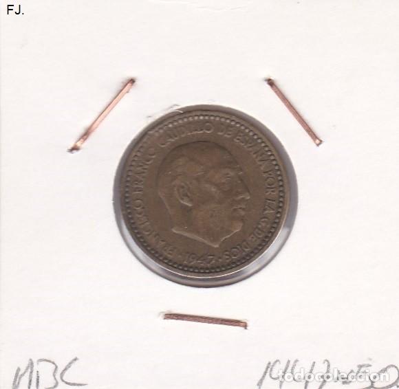 Monedas Franco: Moneda 1 Pta 1947*50 E Espa&ntilde;ol. Mbc. - Foto 1