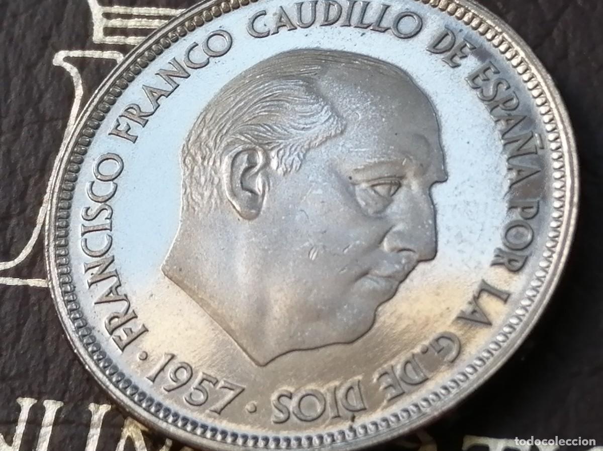 Monedas Franco: 50 PESETAS 1957 / 75. PROOF. - Foto 5