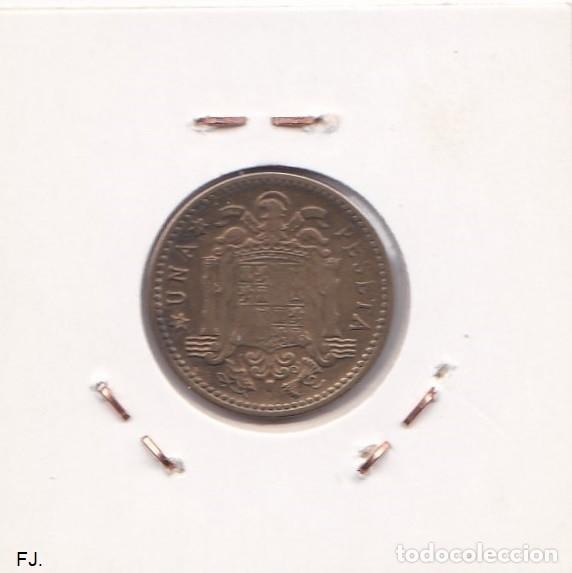 Monedas Franco: Moneda 1 Pta 1947*56 E Espa&ntilde;ol. Mbc-. - Foto 2