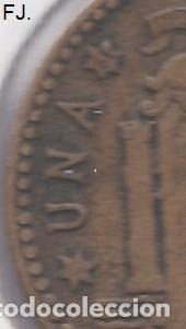 Monedas Franco: Moneda 1 Pta 1953*61 E Espa&ntilde;ol. Mbc. - Foto 3