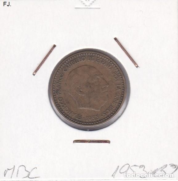 Monedas Franco: Moneda 1 Pta 1953*62 E Espa&ntilde;ol. Mbc. - Foto 1