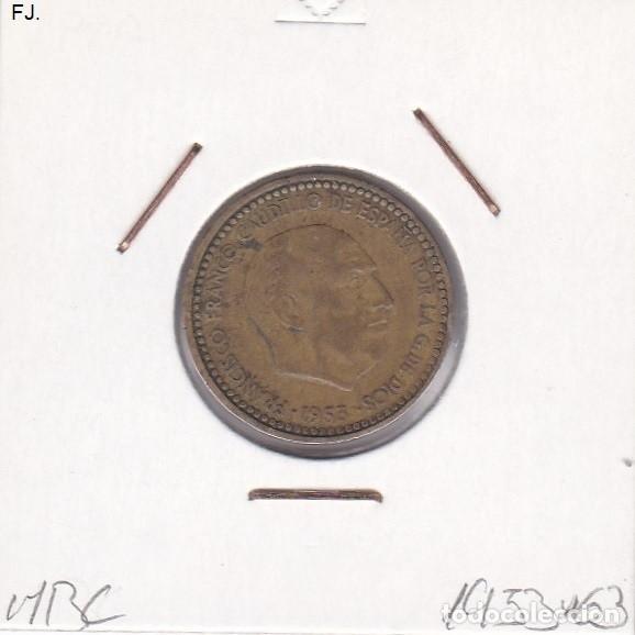 Monedas Franco: Moneda 1 Pta 1953*63 E Espa&ntilde;ol. Mbc. - Foto 1