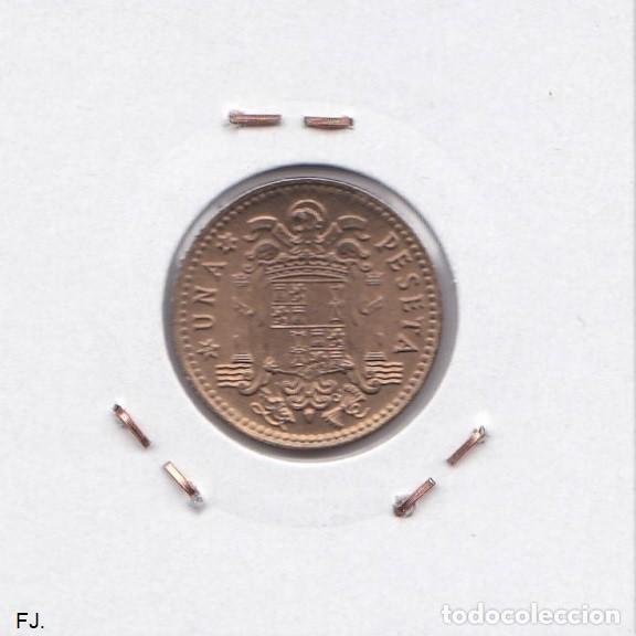 Monedas Franco: Moneda 1 Pta 1966*67 E Espa&ntilde;ol. S/C. - Foto 2