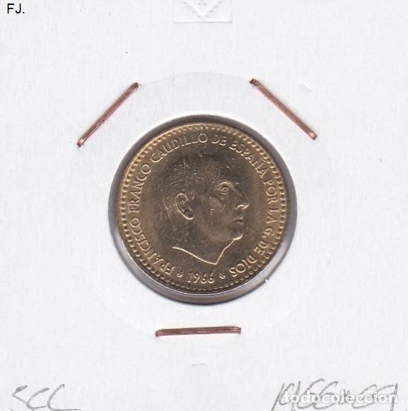 Monedas Franco: Moneda 1 Pta 1966*69 E Espa&ntilde;ol. S/C. - Foto 1
