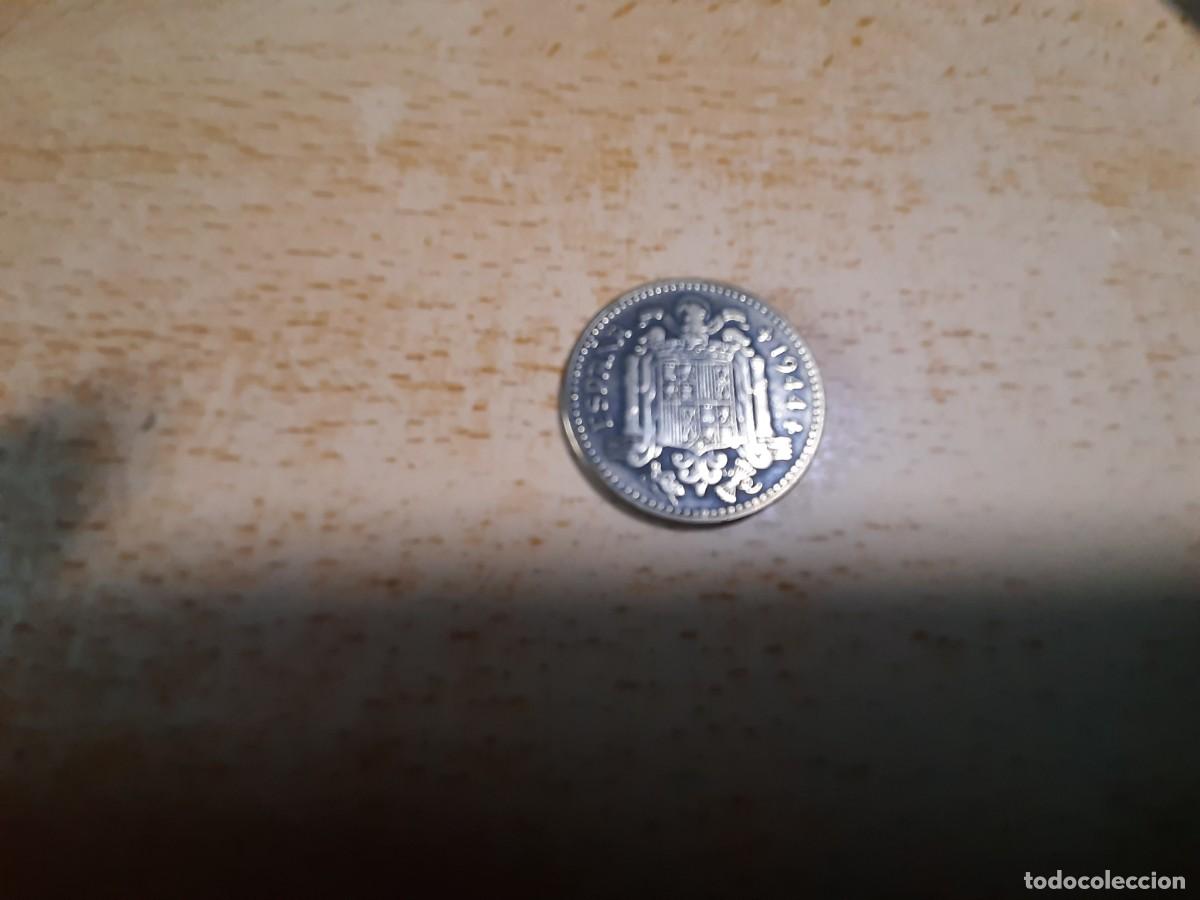 Monedas Franco: UNA PESETA DEL 44 - Foto 2