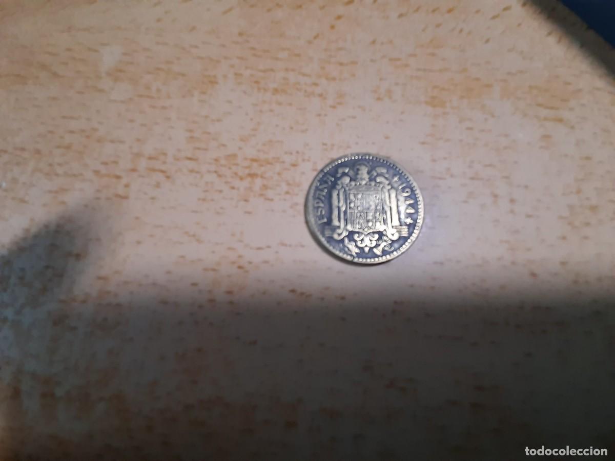 Monedas Franco: UNA PESETA DEL 44 - Foto 2