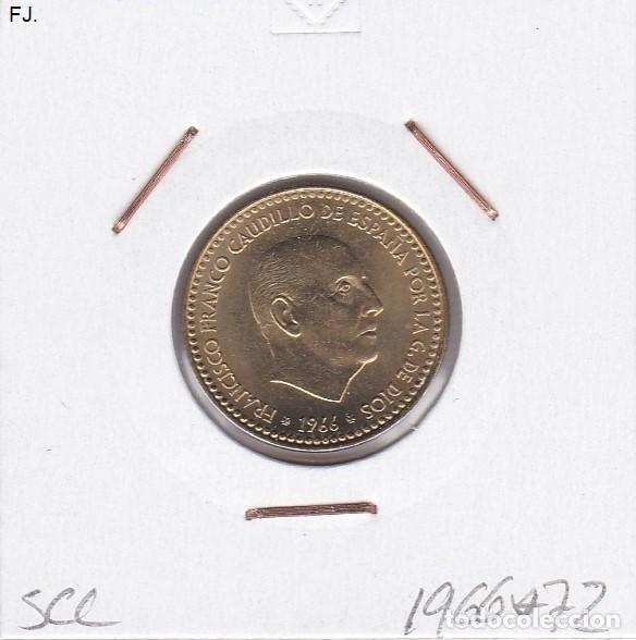 Monedas Franco: Moneda 1 Pta 1966*72 E Espa&ntilde;ol. S/C. - Foto 1