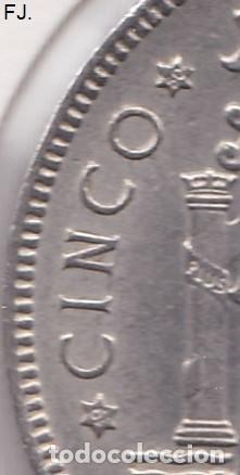 Monedas Franco: Moneda 5 Ptas 1949*50 E Espa&ntilde;ol. Mbc. - Foto 3